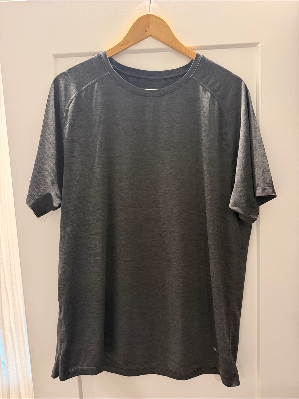Men's Dark Grey Performance Tee - Short Sleeve Crew Neck